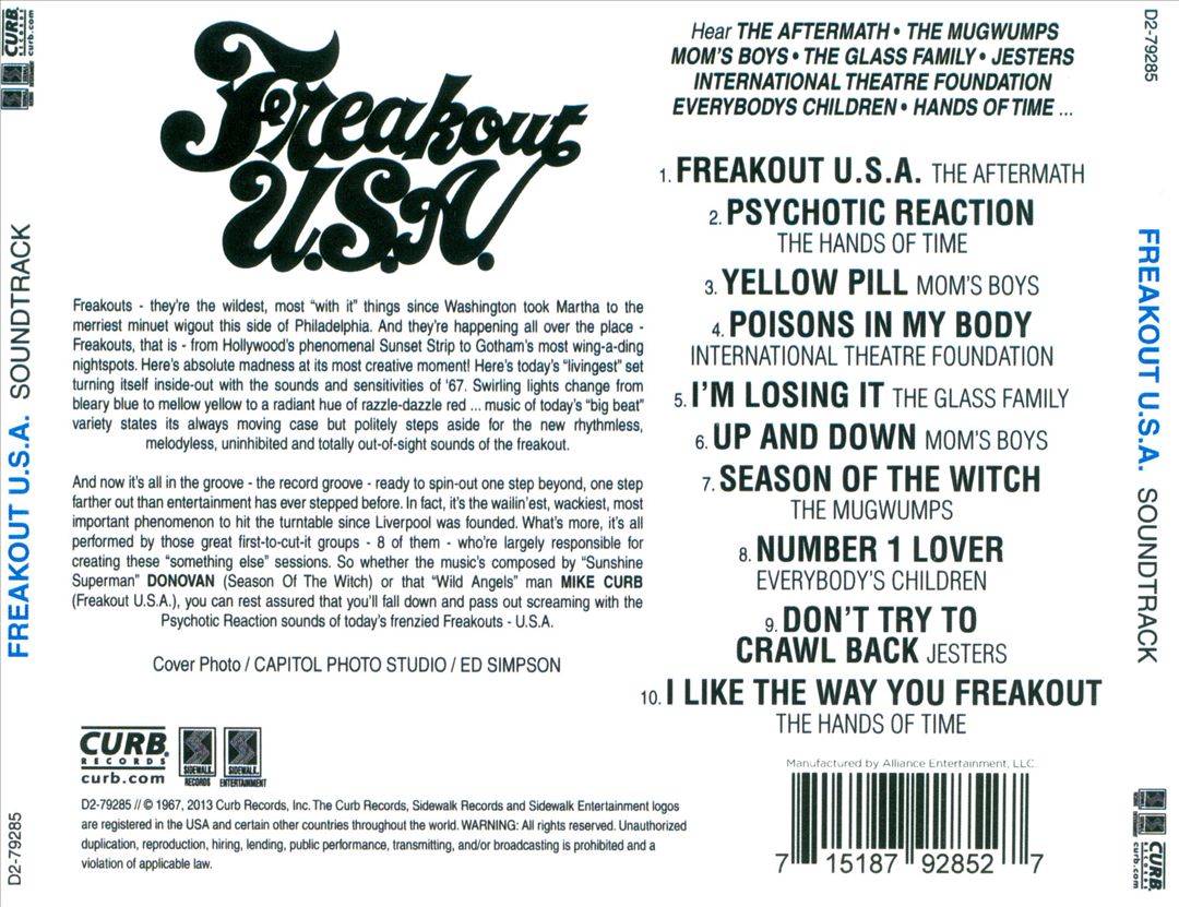 Freakout U.S.A. [Original Motion Picture Soundtrack] cover art