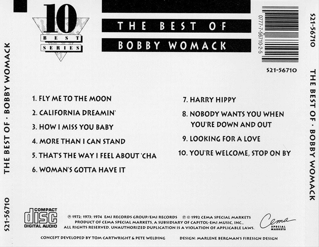 Best of Bobby Womack [EMI-Capitol Special Markets] cover art
