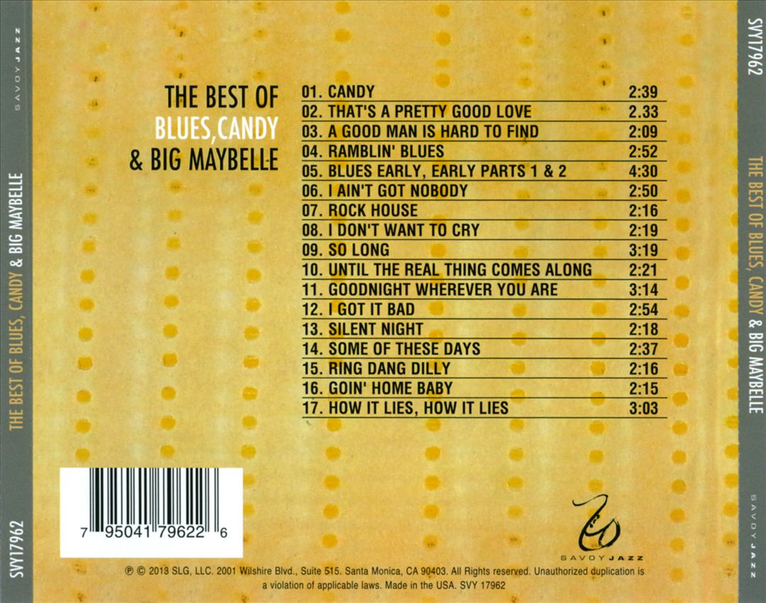 Best of Blues, Candy & Big Maybelle cover art