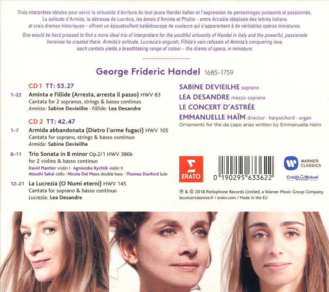 Handel: Italian Cantatas cover art