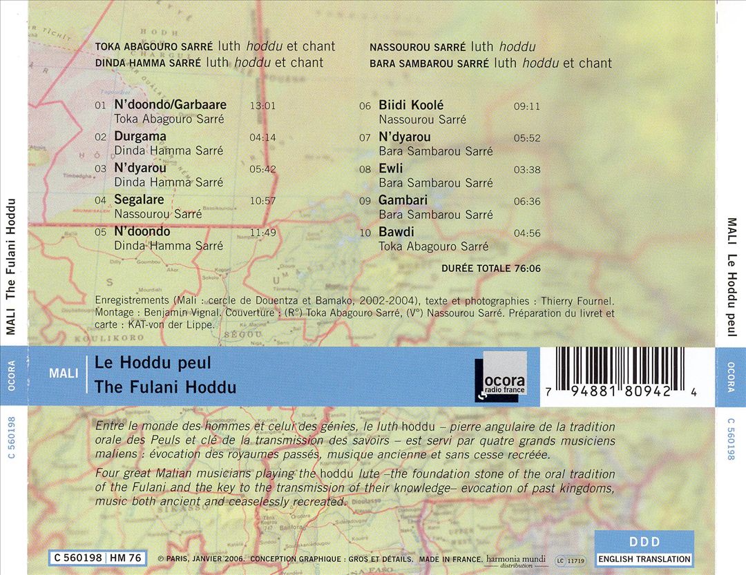 Mali: The Fulani Hoddu cover art