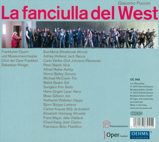 Puccini: La Fanciulla del West cover art
