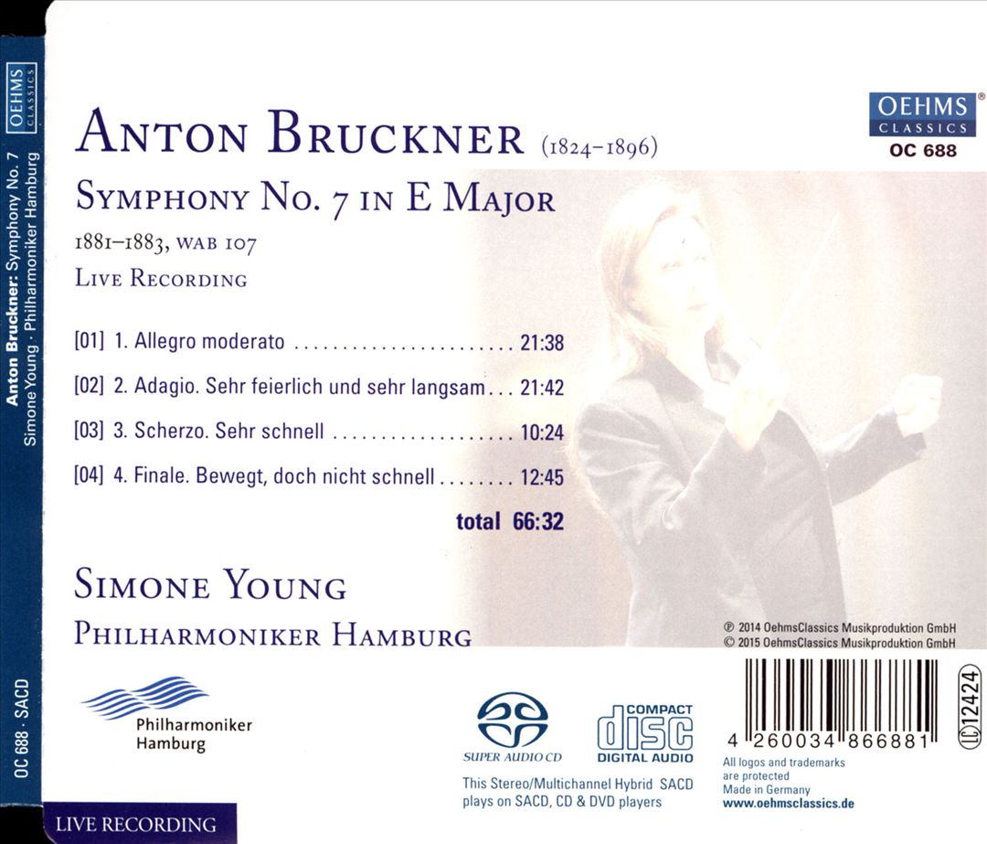 Bruckner: Symphony No. 7 cover art