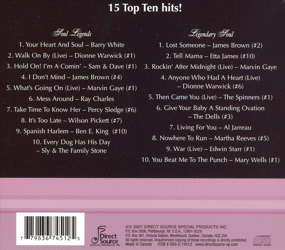 Legends of Soul [Direct Source] cover art