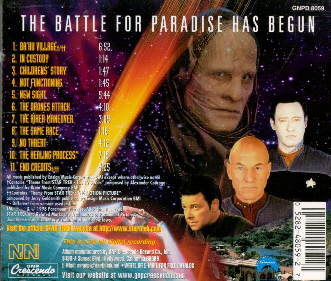 Star Trek: Insurrection [Original Motion Picture Soundtrack] cover art