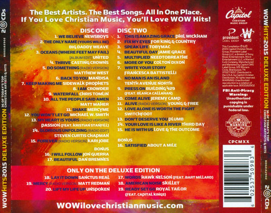 Wow Hits 2015 [Deluxe] cover art
