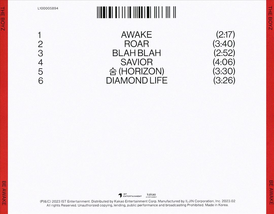 8th Mini Album: Be Awake cover art