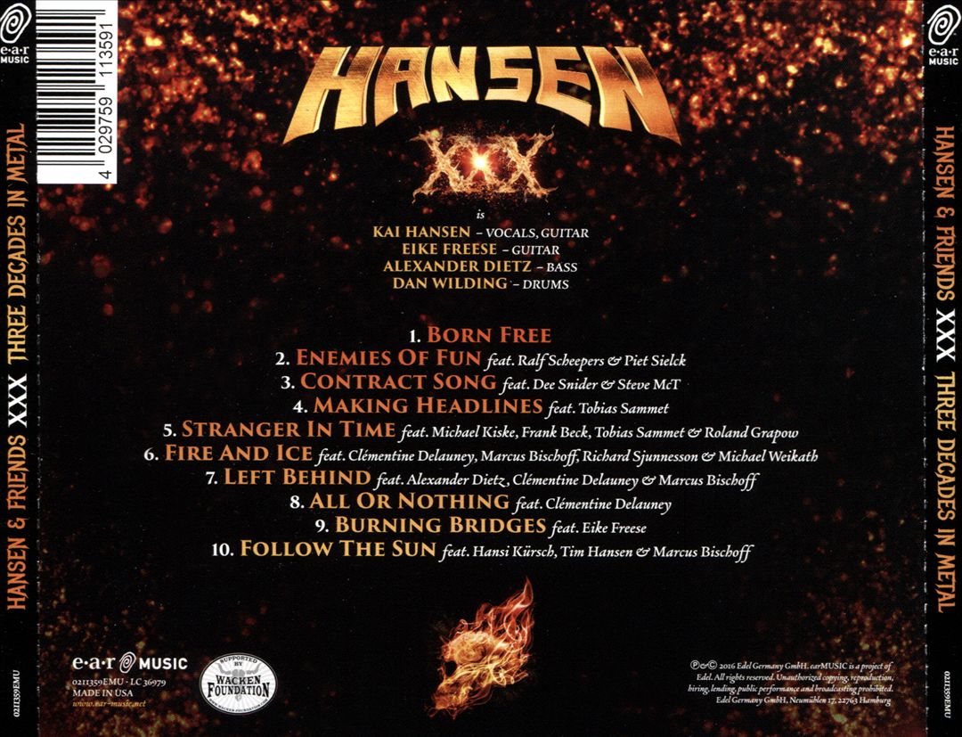 XXX: Three Decades in Metal cover art