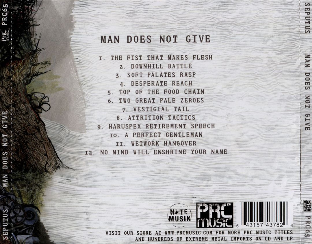 Man Does Not Give cover art