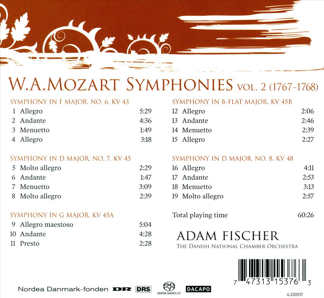 Mozart: Symphonies, Vol. 2 (1767-1768) cover art