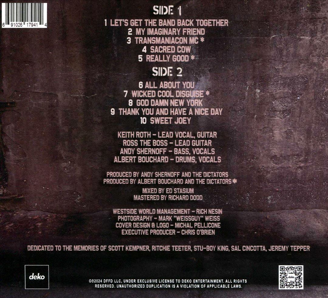 Dictators cover art