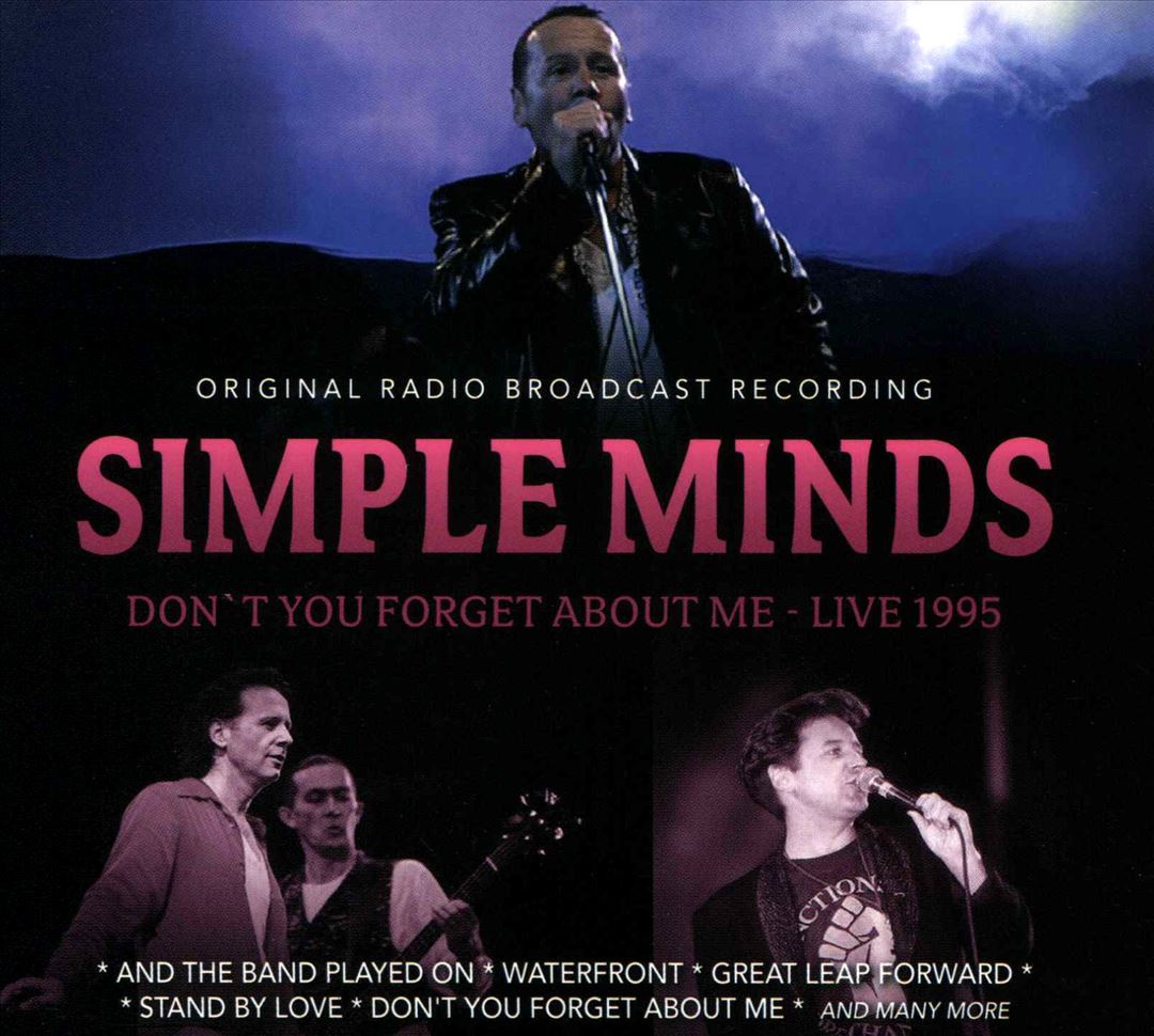 Don't You Forget About Me: Live 1995 cover art