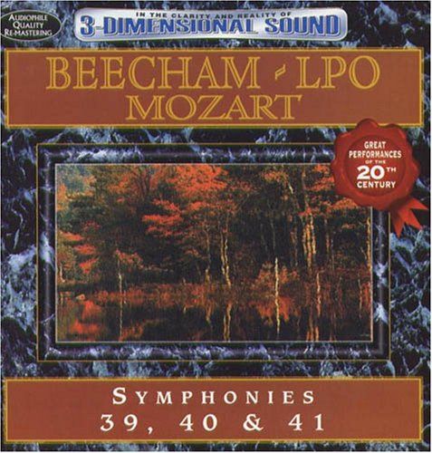 Mozart: Symphonies 39 40 & 41 cover art