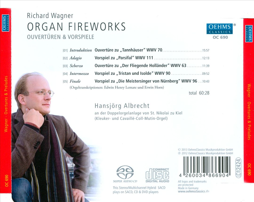 Wagner: Organ Fireworks cover art