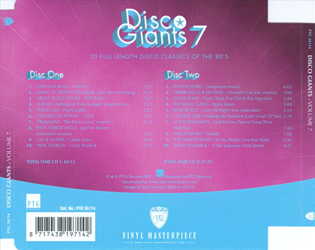 Disco Giants, Vol. 7 cover art