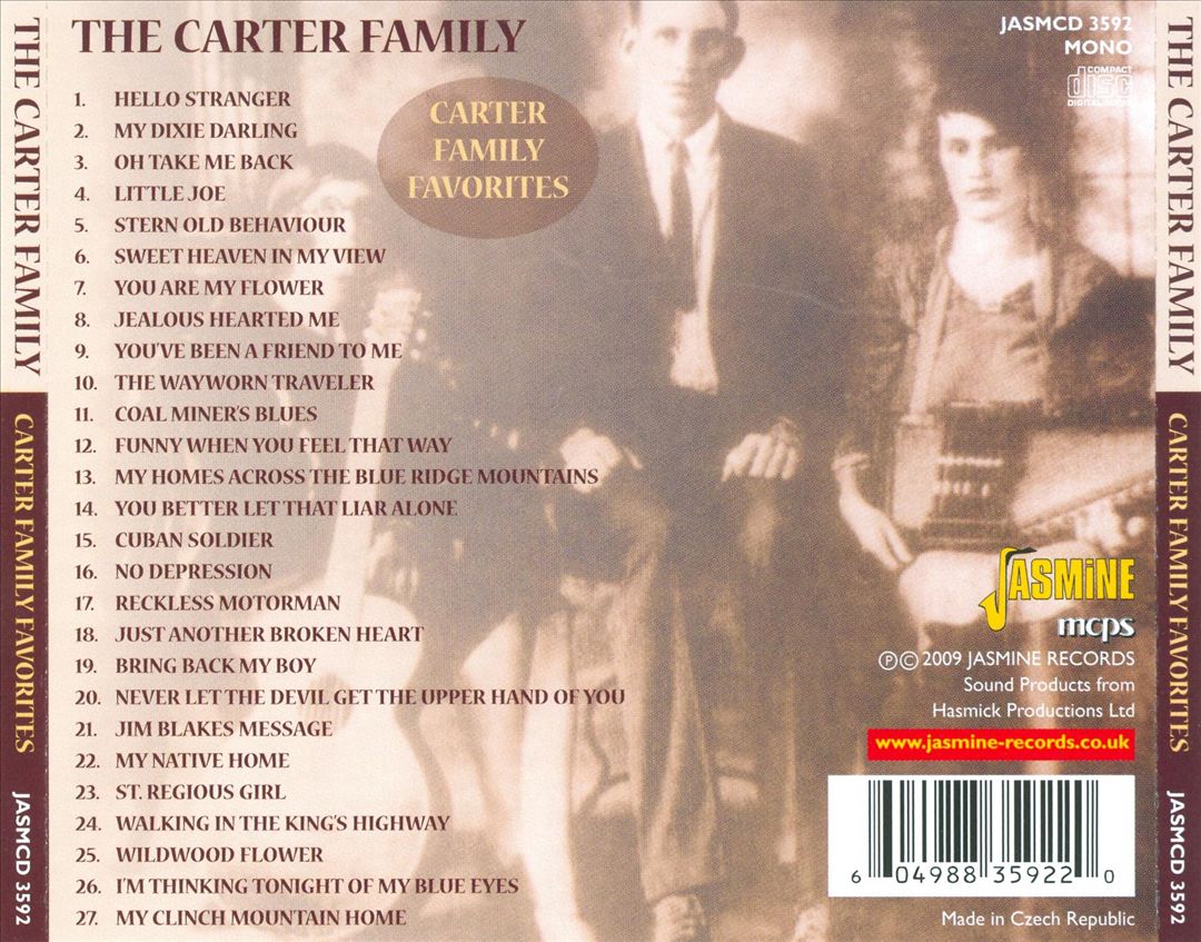Carter Family Favorites cover art