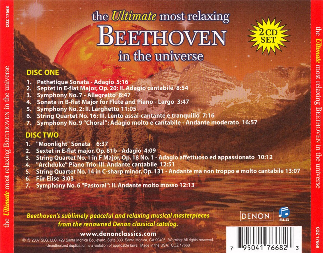 Ultimate Most Relaxing Beethoven in the Universe cover art