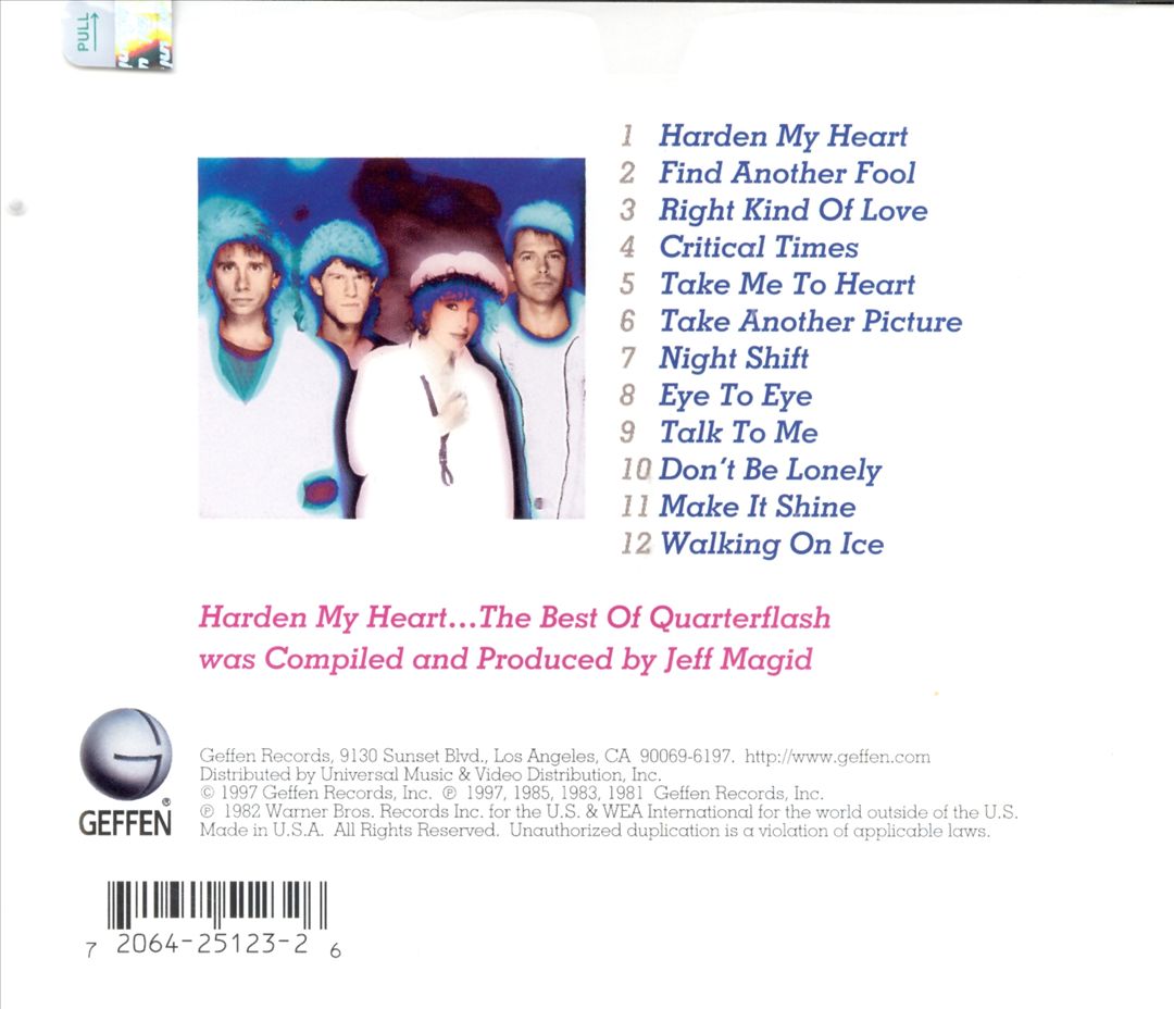 Harden My Heart: The Best of Quarterflash cover art