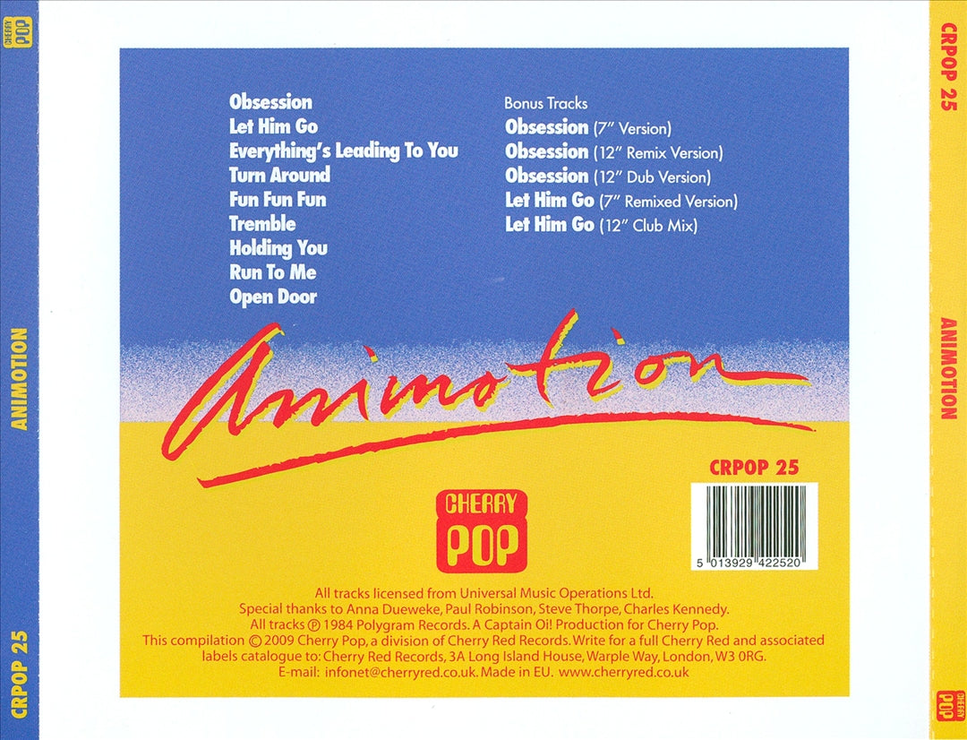 Animotion cover art