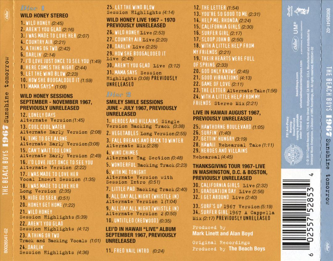 1967: Sunshine Tomorrow cover art