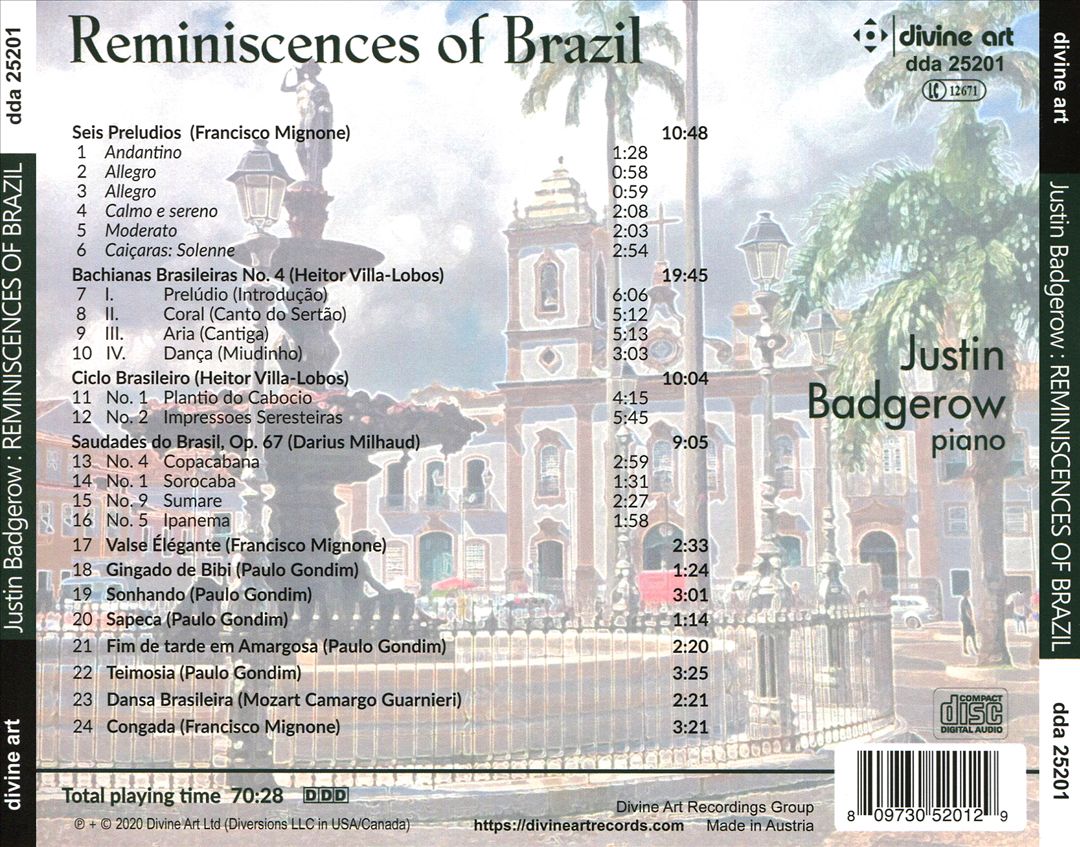 Reminiscences of Brazil cover art