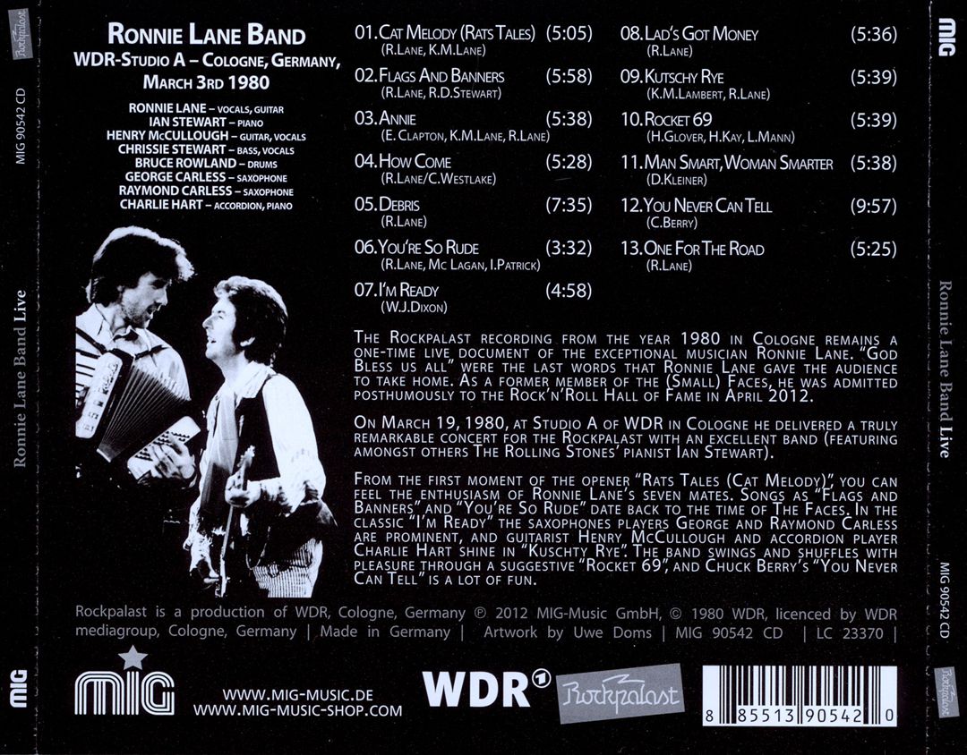 Live at Rockpalast cover art