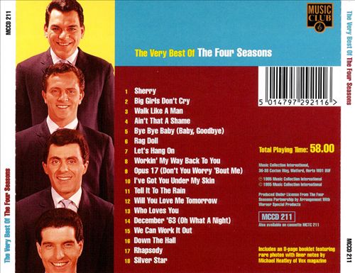 Very Best of the Four Seasons cover art
