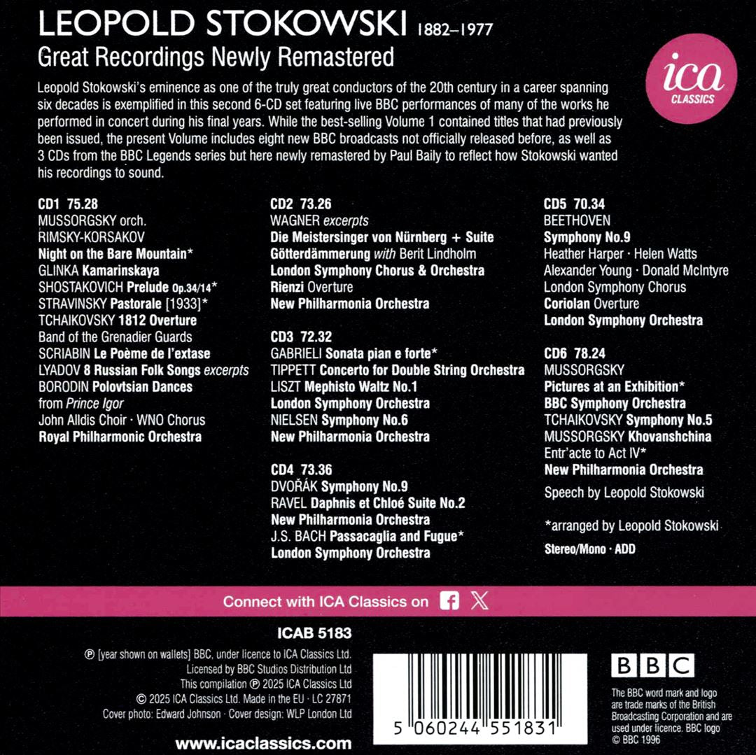 Leopold Stokowski, Vol .2 cover art