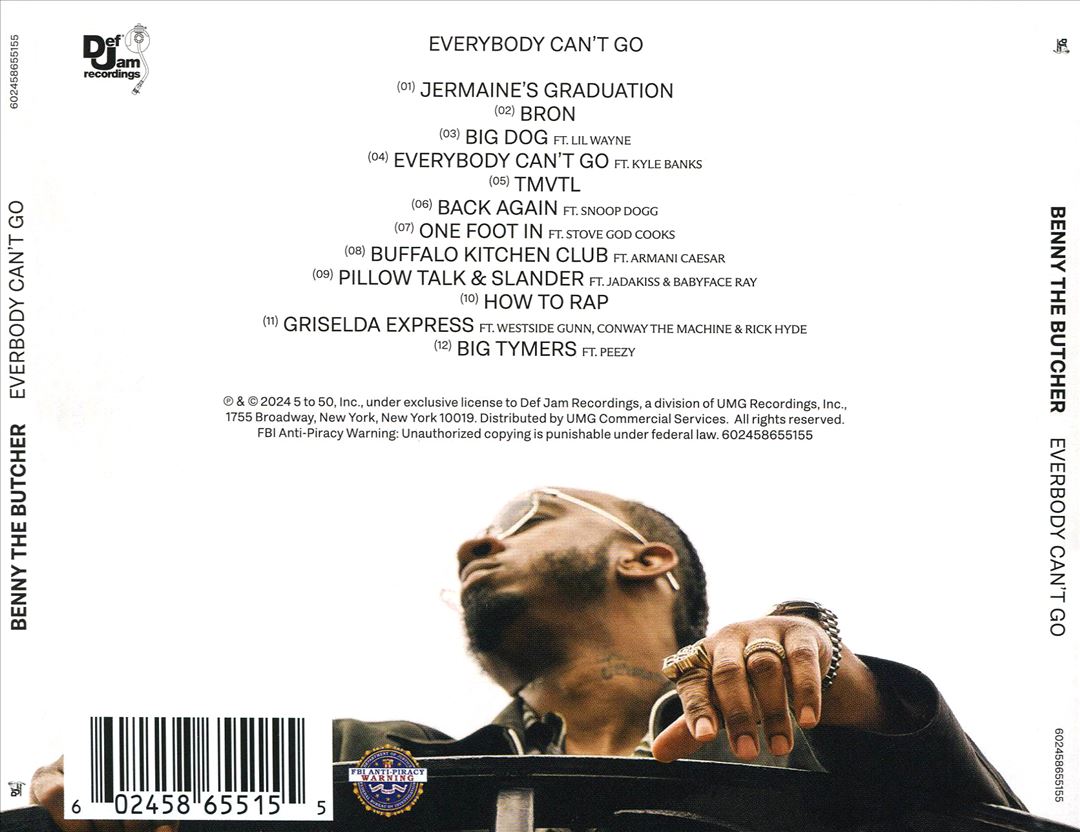 Everybody Can't Go cover art
