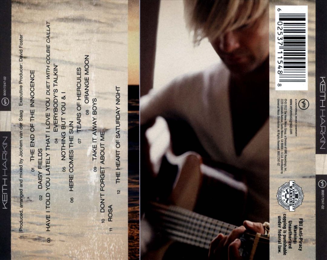 Keith Harkin cover art