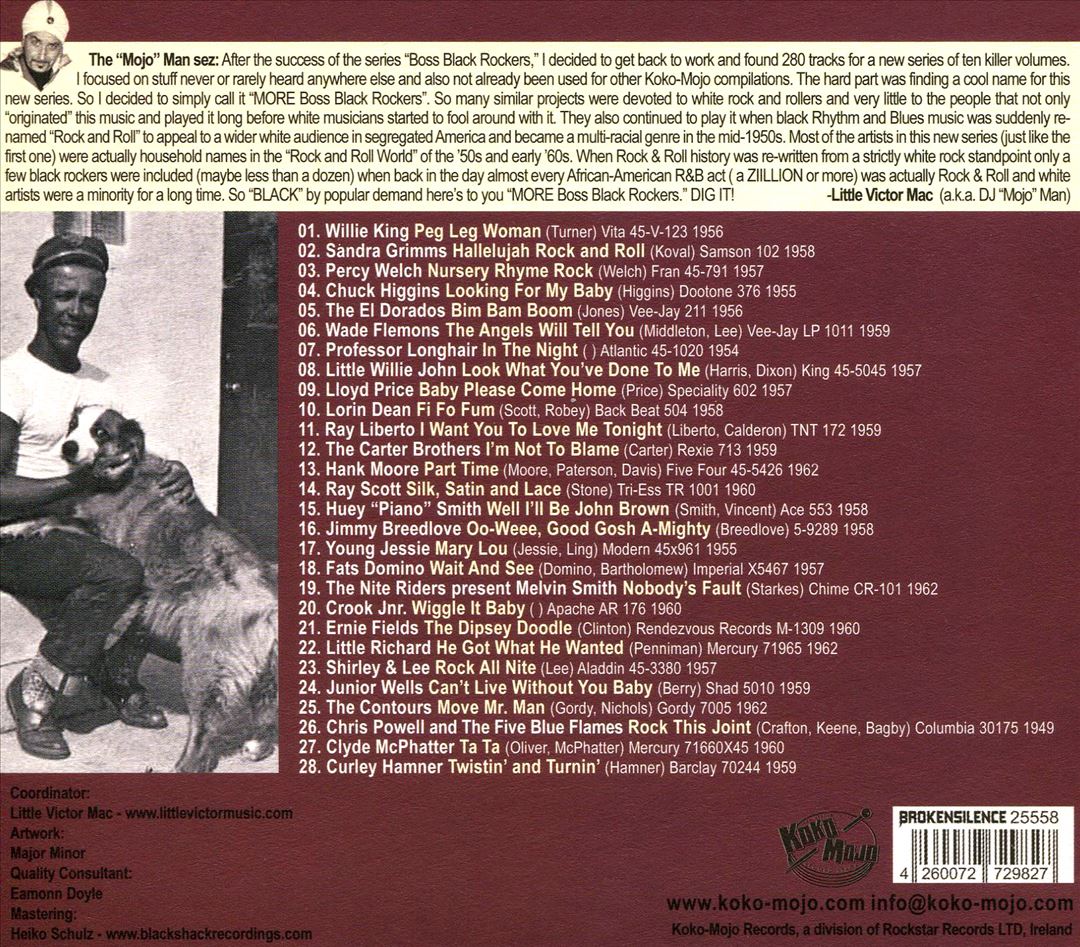 More Boss Black Rockers, Vol. 7 cover art