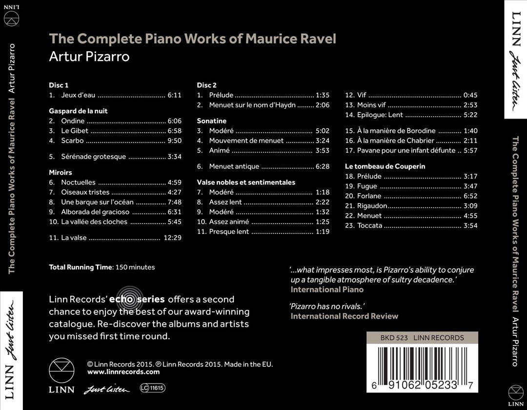 Complete Piano Works of Maurice Ravel cover art