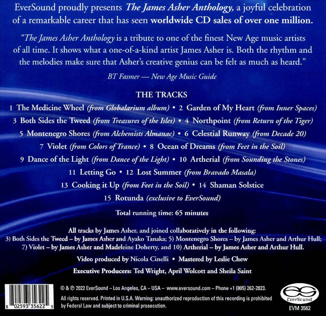 James Asher Anthology cover art