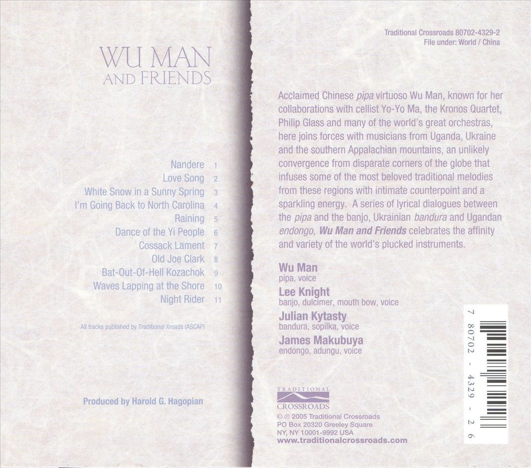 Wu Man and Friends cover art