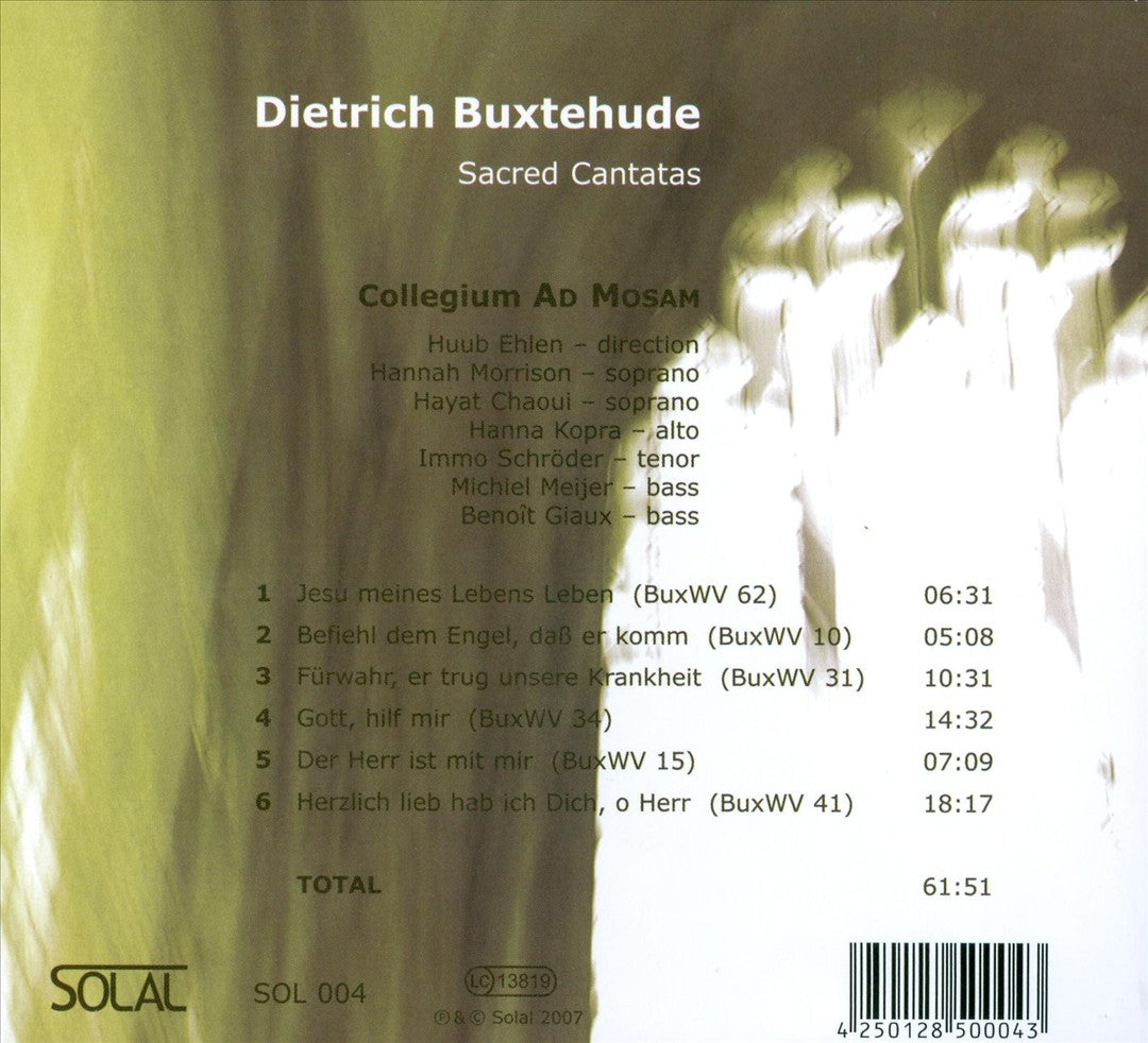 Buxtehude: Sacred Cantatas cover art
