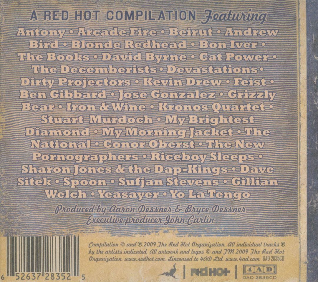 Dark Was the Night: Red Hot Compilation cover art