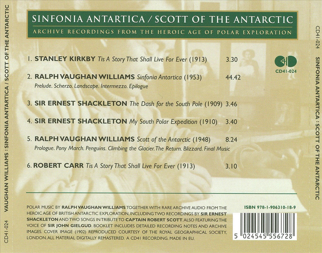 Sinfonia Antartica: Scott of the Antarctic cover art