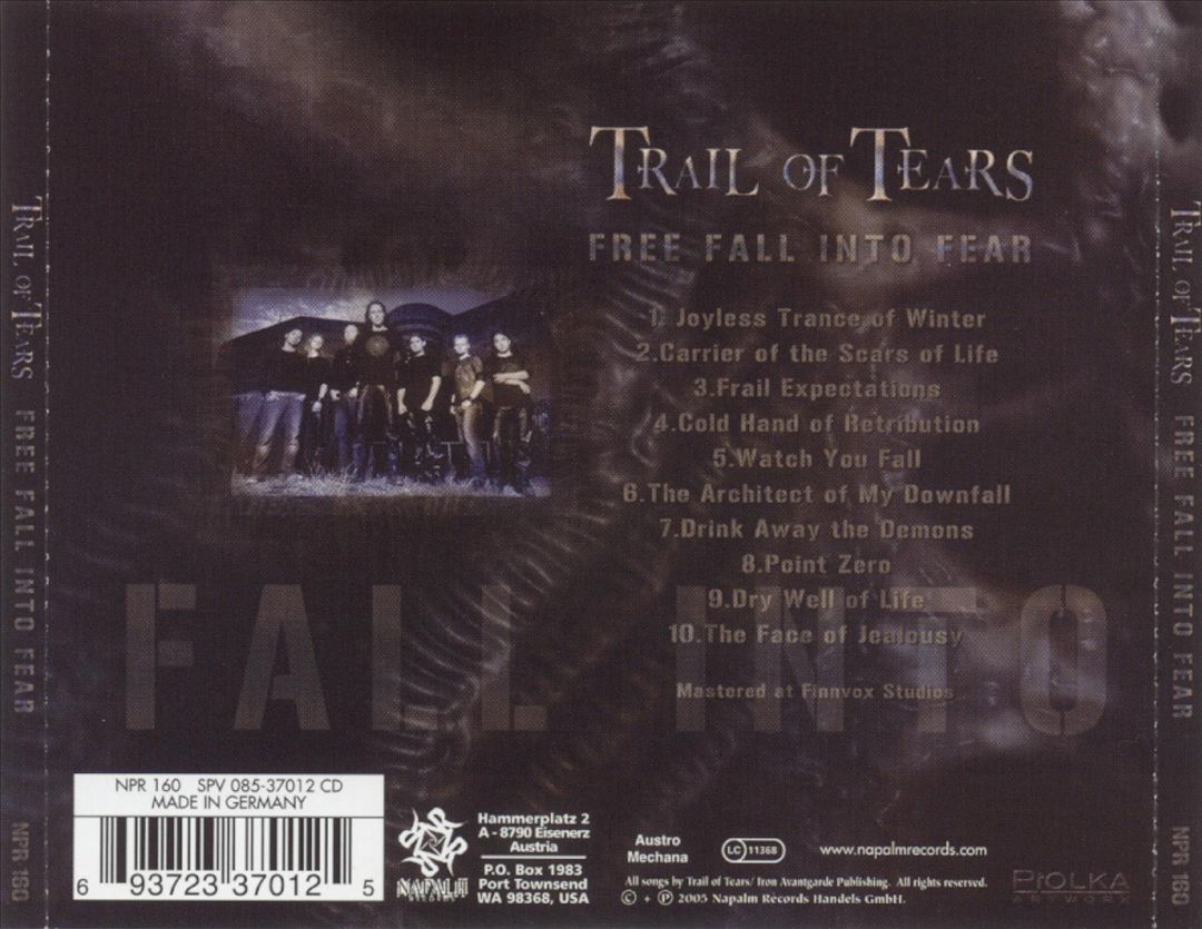 Free Fall into Fear cover art