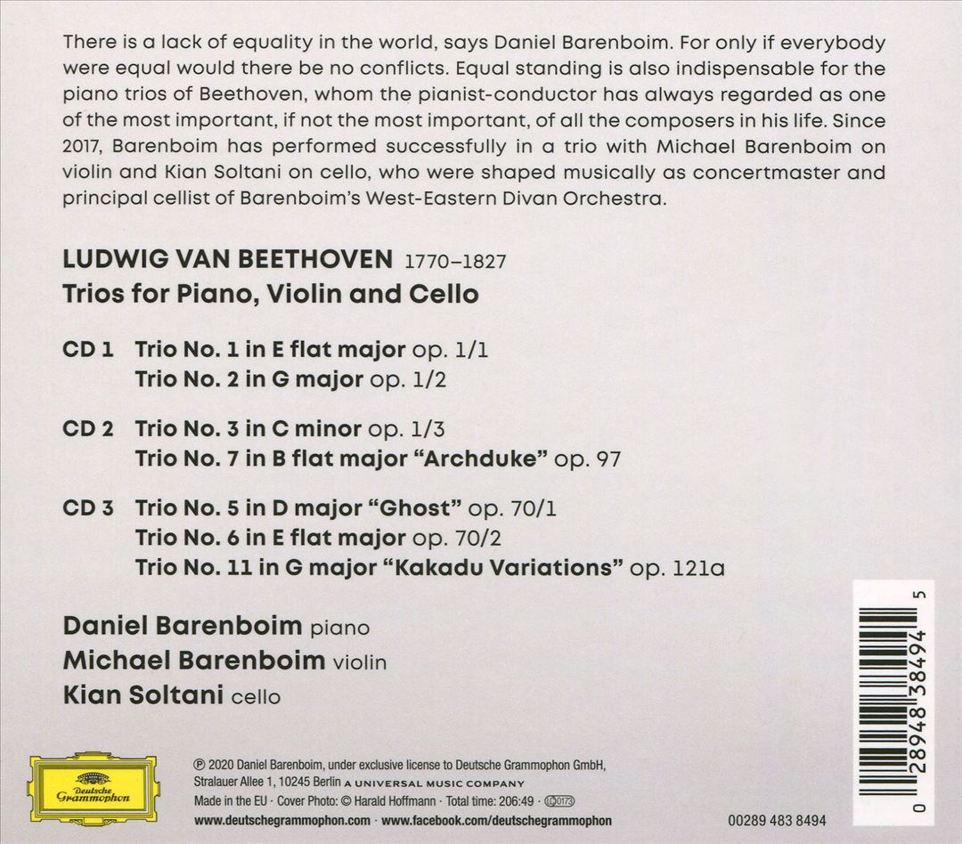 Beethoven: Piano Trios cover art