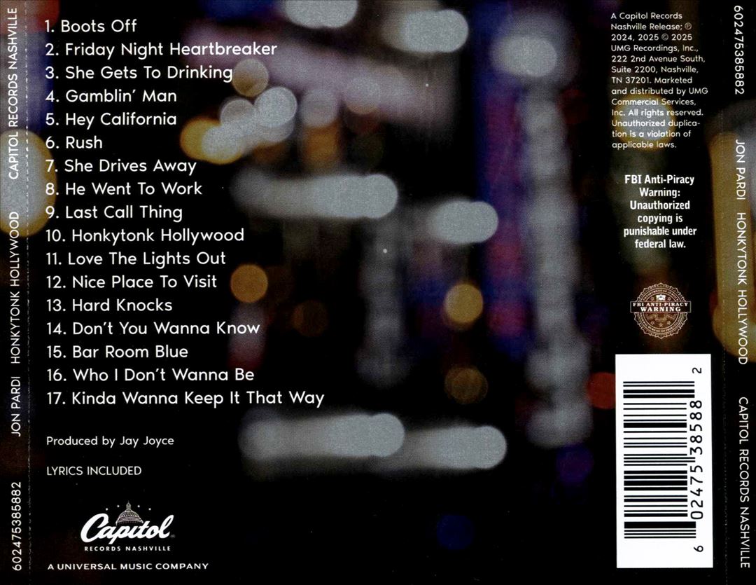 Honkytonk Hollywood cover art