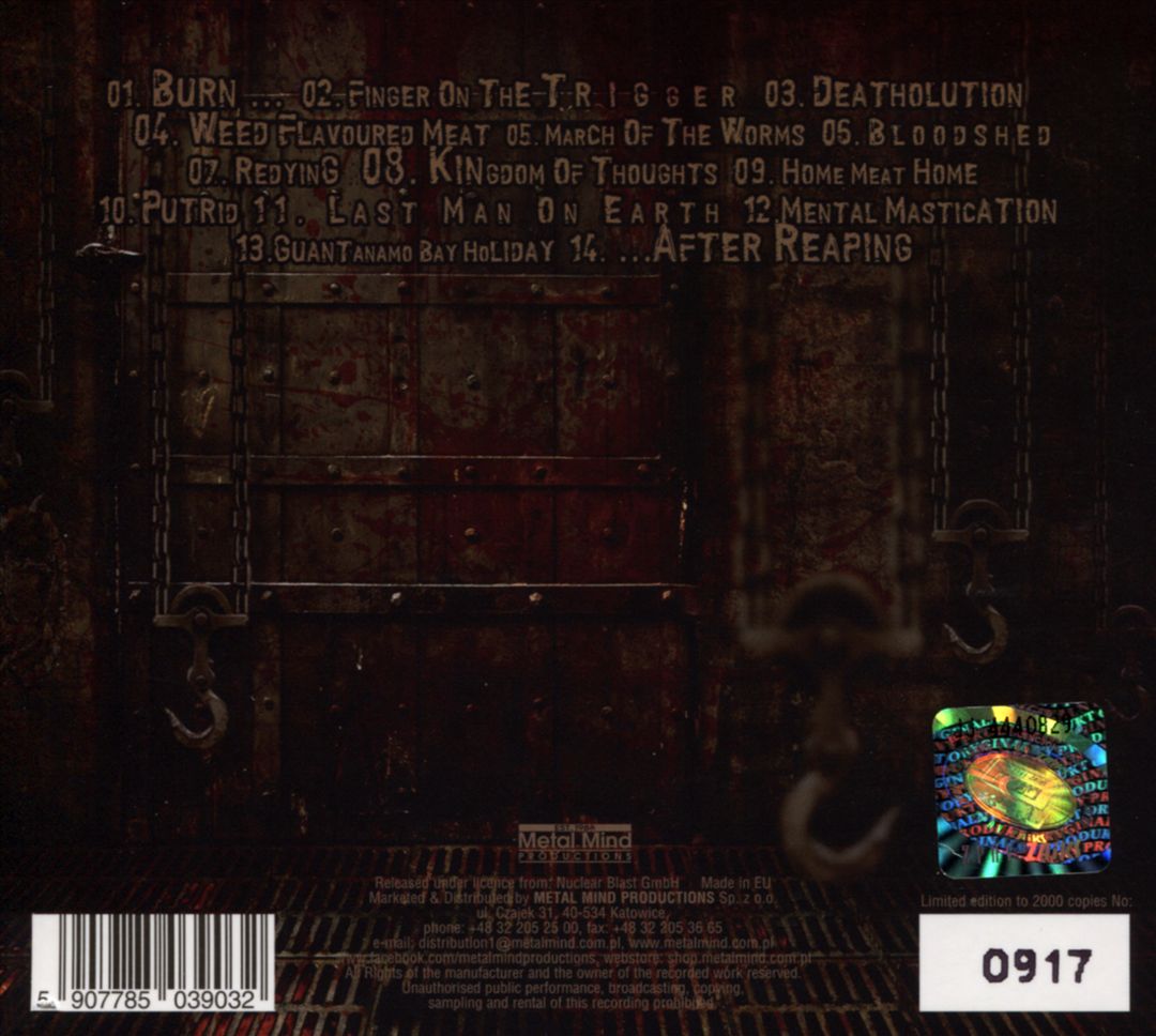 Burn After Reaping cover art