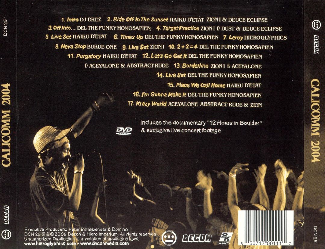 Calicomm 2004 [CD & DVD] cover art