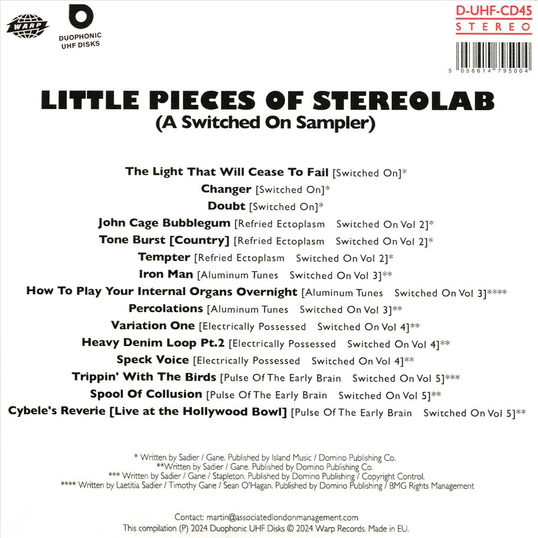 Little Pieces of Stereolab (A Switched on Sampler) cover art