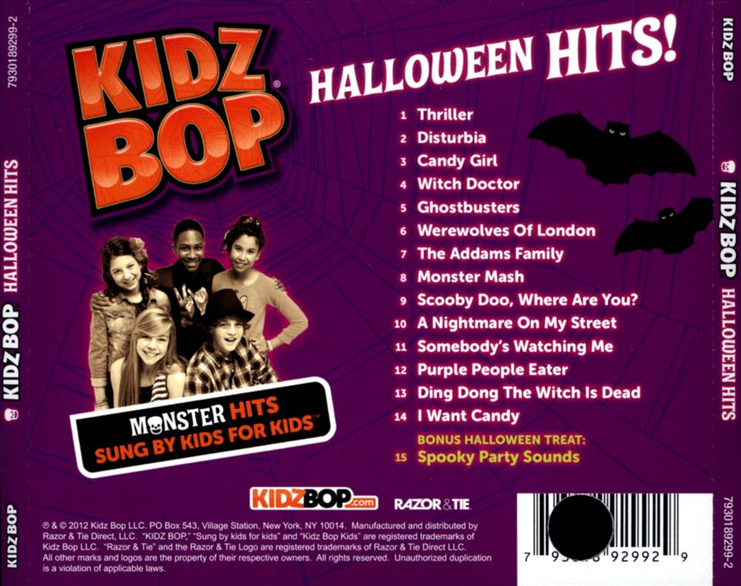 Kidz Bop Halloween Hits! cover art