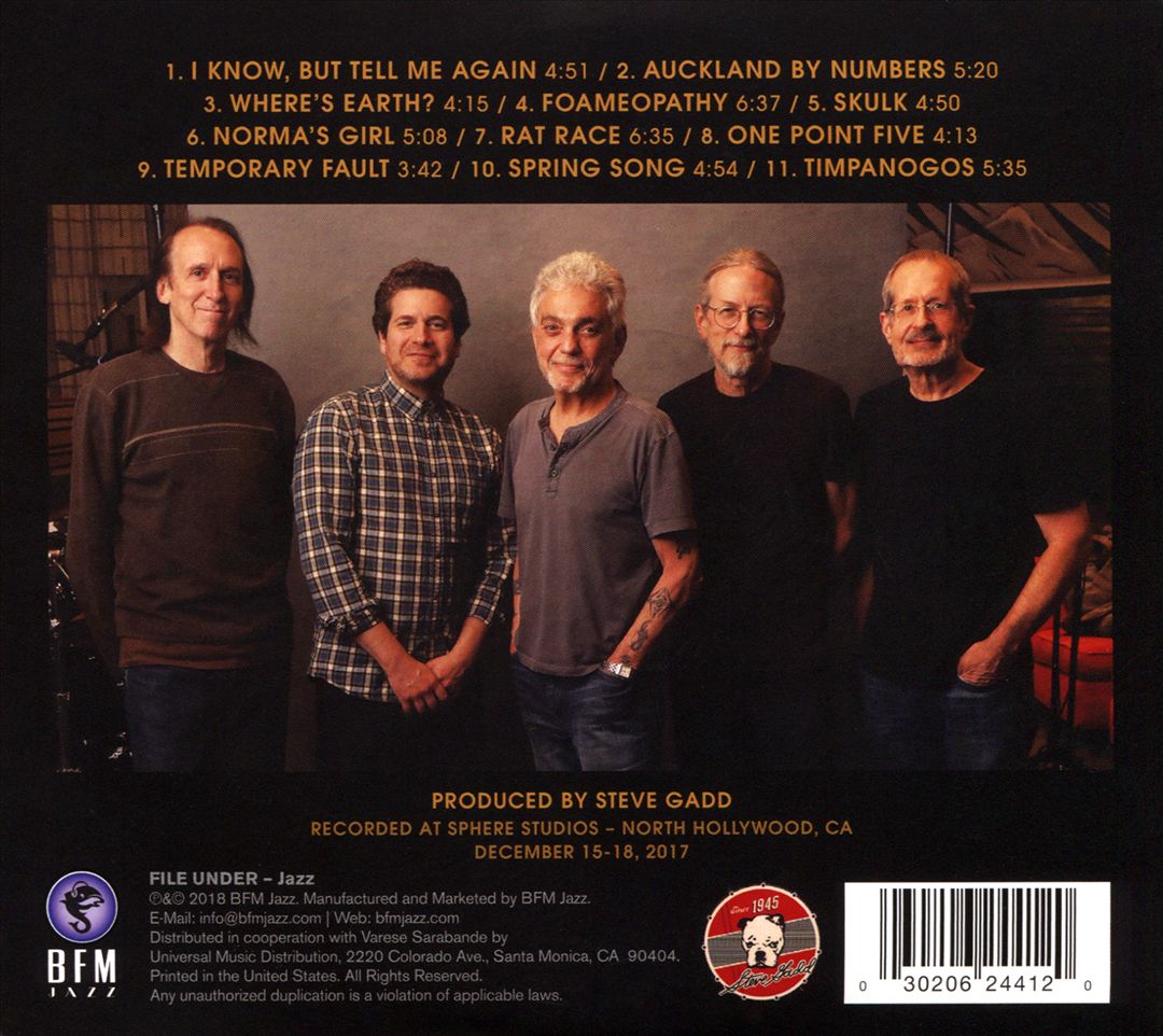 Steve Gadd Band cover art