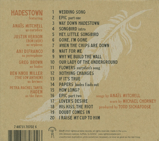 Hadestown cover art