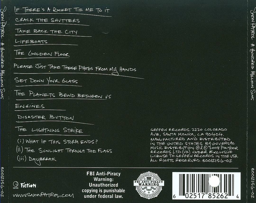 Hundred Million Suns cover art