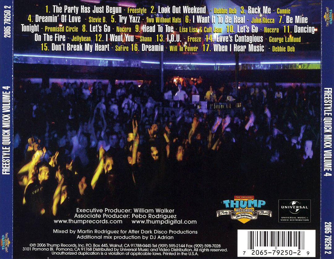 Thump'n Freestyle Quick Mixx 4 cover art