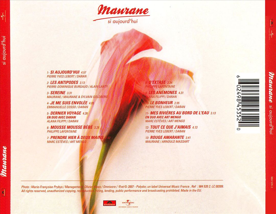 Si Aujourd'hui cover art