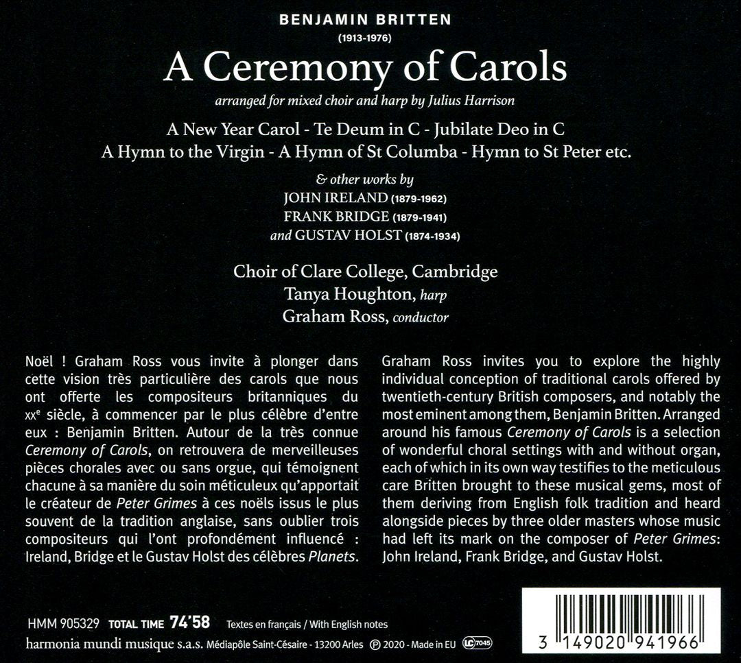 Britten: A Ceremony of Carols cover art